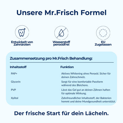 Mr.Frisch Bleaching Schienen